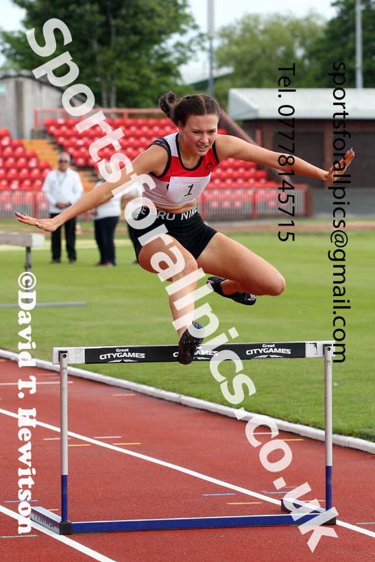 Hurdles, 2021 Northumberland, Durham and Cleveland Schools. Photo: David T. Hewitson/Sports for All Pics